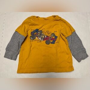 Hanna Andersson racecar long sleeve t shirt, size 2T.